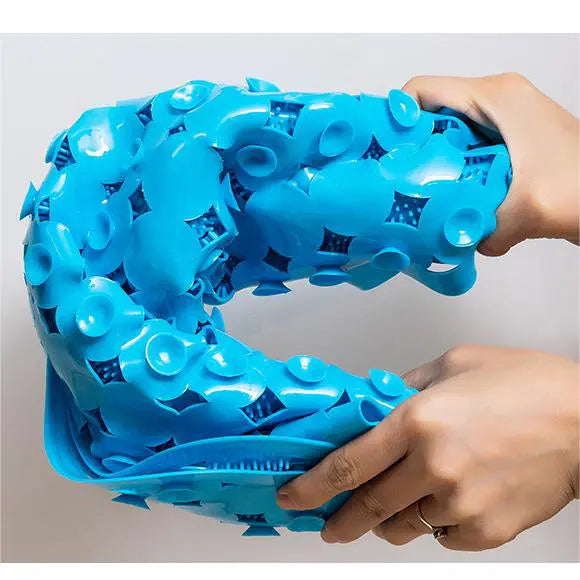PVC Suction Cup Bath Mat – Non-Slip Massage Floor Mat