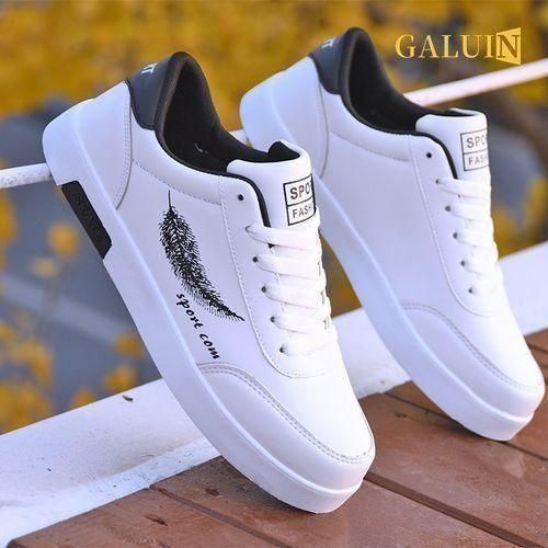 Men’s White Casual Board & Running Sneakers