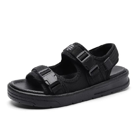 Men's sports sandals comfortable sneakers gentlemen's shoes breathable and anti-slip black