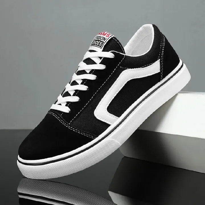 Size 46 to 41 Men shoes black sneakers casual canvas shoes unisex shoes