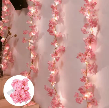 Cherry Blossom String Lights – 2M 20LED Flower Fairy Lights