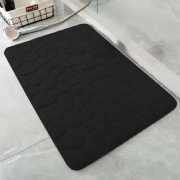 Pebbles Memory Foam Floor Mat – Absorbent Anti-Slip Door/Bathroom Rug