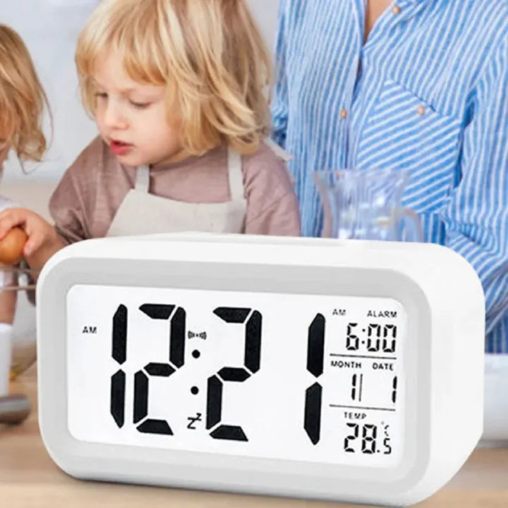 Digital Smart Alarm Clock – Table Clock with Calendar
