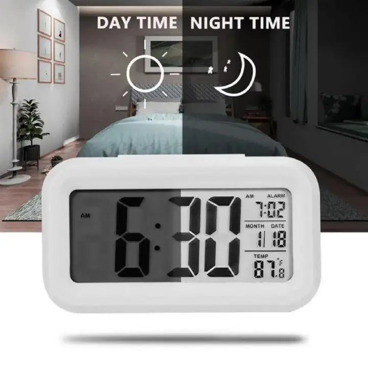 Digital Smart Alarm Clock – Table Clock with Calendar
