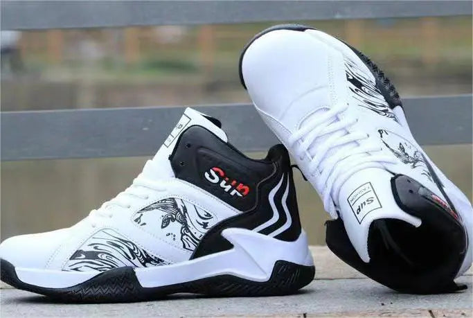 Exquisite Workmanship Men's Non-Slip Sports Breathable Fashion Comfortable Basketball Shoes