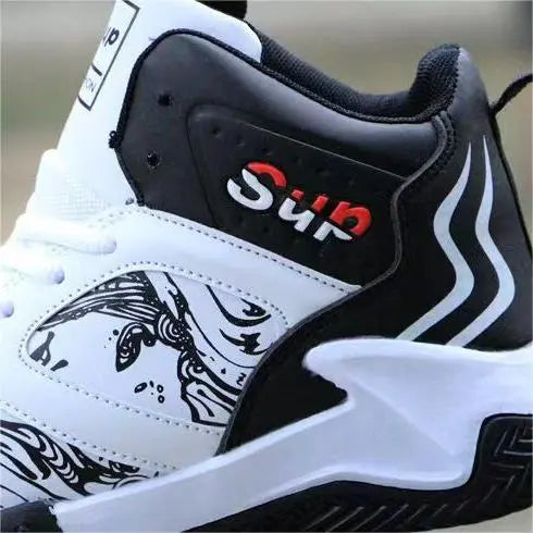 Exquisite Workmanship Men's Non-Slip Sports Breathable Fashion Comfortable Basketball Shoes