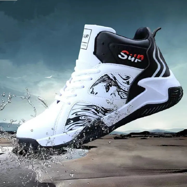 Exquisite Workmanship Men's Non-Slip Sports Breathable Fashion Comfortable Basketball Shoes