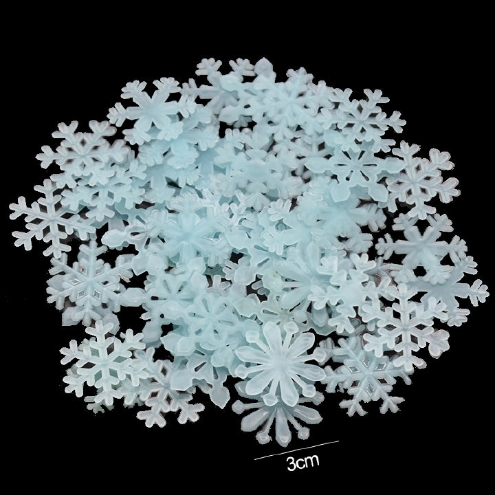 Home Decor Luminous Snowflake Wall Stickers – Glow in the Dark Decals