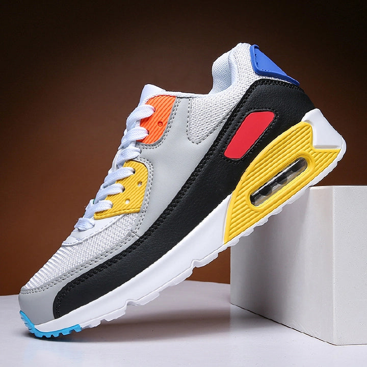 Air Cushion Men's Running Shoes – Breathable Mesh Sneakers (EU40–EU45)