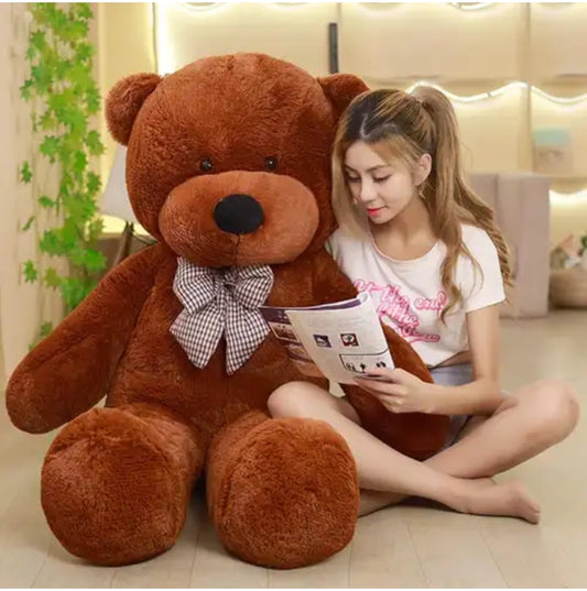 80cm Generic Stuffed Plush Teddy Bear Soft Doll brown