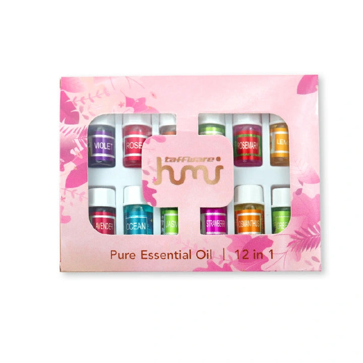 12PCS Water Soluble Essential Oil Set – Humidifier & Aromatherapy