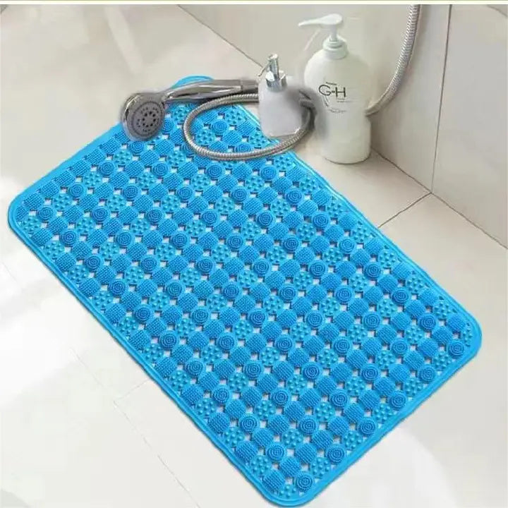 PVC Suction Cup Bath Mat – Non-Slip Massage Floor Mat