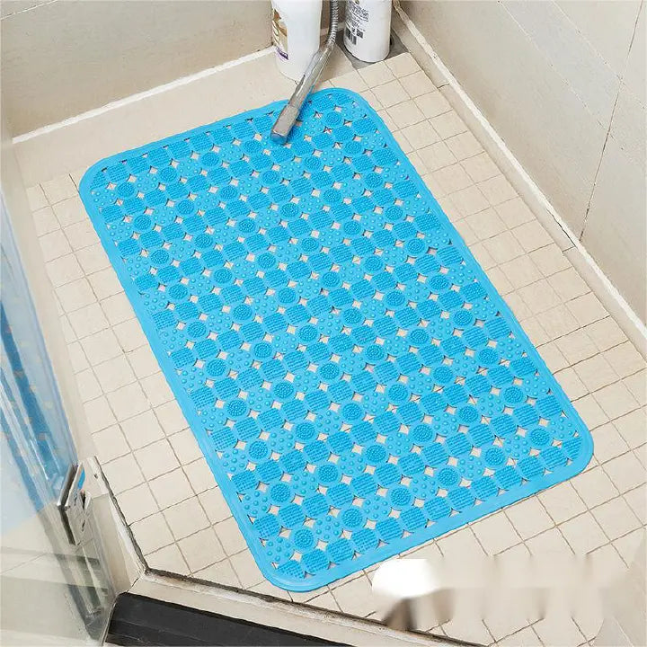 PVC Suction Cup Bath Mat – Non-Slip Massage Floor Mat