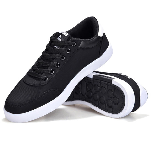 Men's Shoes Canvas Shoes sneakers classic sports shoes breathable and anti-slip black