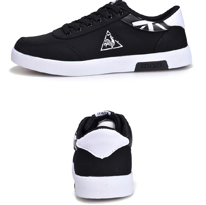 Men's Shoes Canvas Shoes sneakers classic sports shoes breathable and anti-slip black