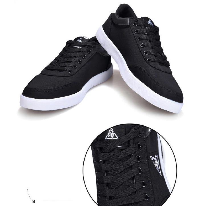 Men's Shoes Canvas Shoes sneakers classic sports shoes breathable and anti-slip black
