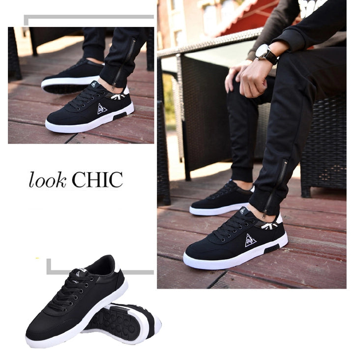 Men's Shoes Canvas Shoes sneakers classic sports shoes breathable and anti-slip black