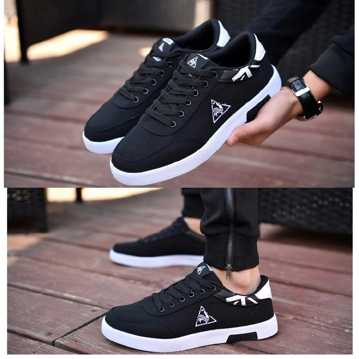 Men's Shoes Canvas Shoes sneakers classic sports shoes breathable and anti-slip black