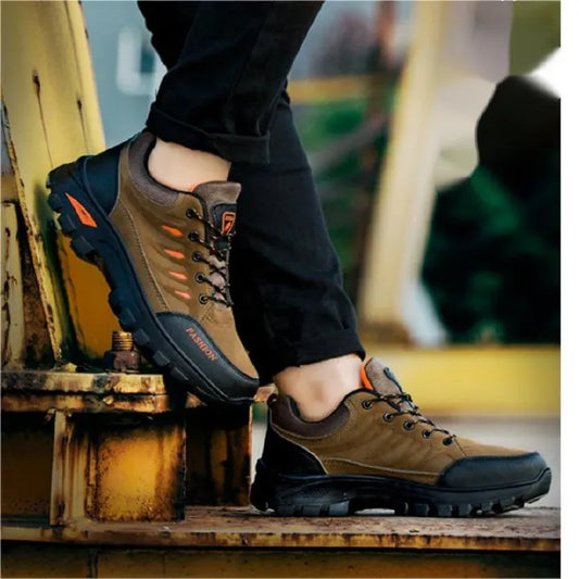Leisure Outdoor Sports Mountaineering Work Commuter Shoes Thick Soled Camel Shoes For Men