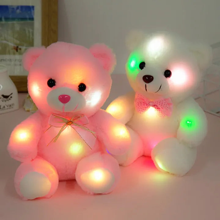 Fashion boy Dolls Lovely Soft LED Colorful Glowing Teddy Bear