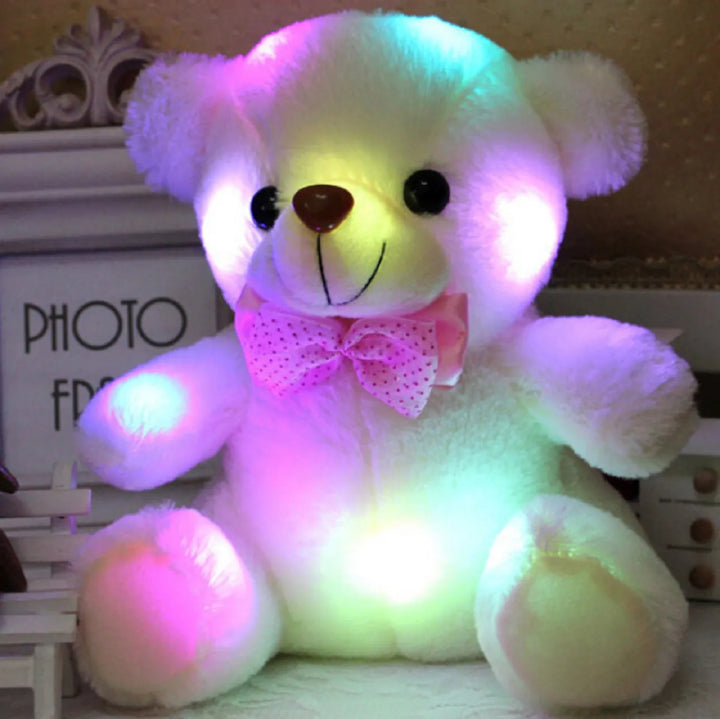 Fashion boy Dolls Lovely Soft LED Colorful Glowing Teddy Bear