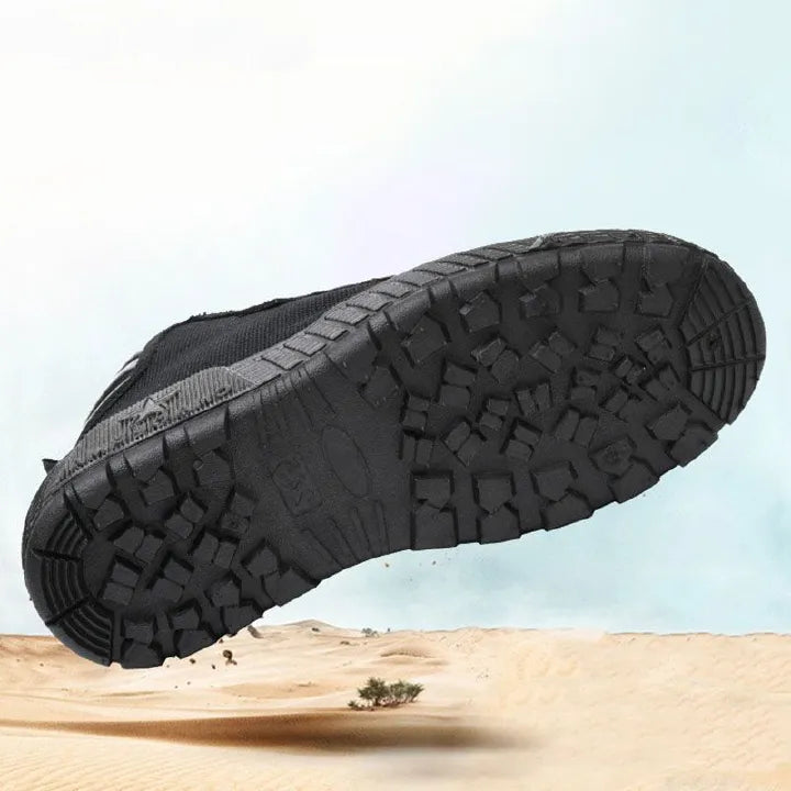 SXCHEN Men's Shoes Military Tactical Shoes