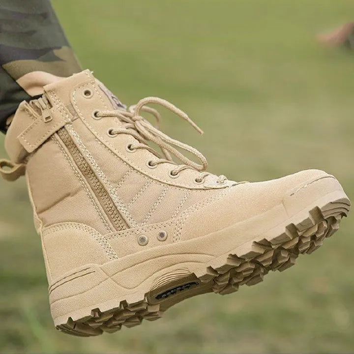 SXCHEN Men's Tactical Ankle Boots – Hiking / Combat Jungle Boots (EU41–EU45)