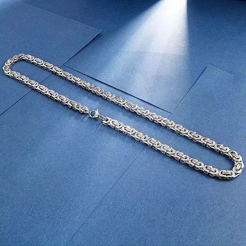 Stainless Steel Hip Hop Chain (Silver)