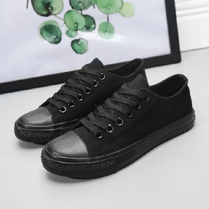 SHJO Men's Shoes Flats Canvas Shoes Large Size Shoes Low Top Couple Canvas Shoes Casual Shoes Sports Sneakers Liberation Shoes Canvas Shoes