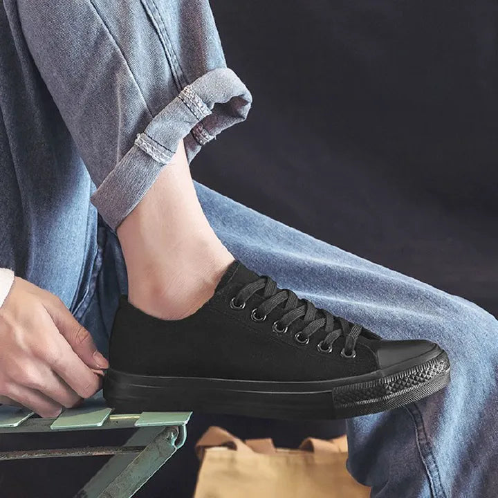 SHJO Men's Shoes Flats Canvas Shoes Large Size Shoes Low Top Couple Canvas Shoes Casual Shoes Sports Sneakers Liberation Shoes Canvas Shoes