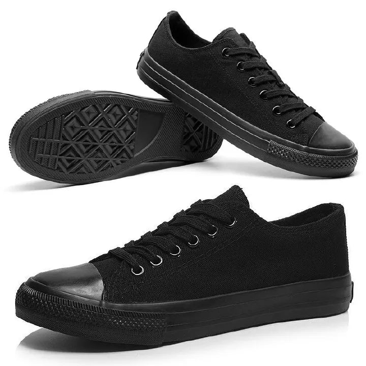 SHJO Men's Shoes Flats Canvas Shoes Large Size Shoes Low Top Couple Canvas Shoes Casual Shoes Sports Sneakers Liberation Shoes Canvas Shoes