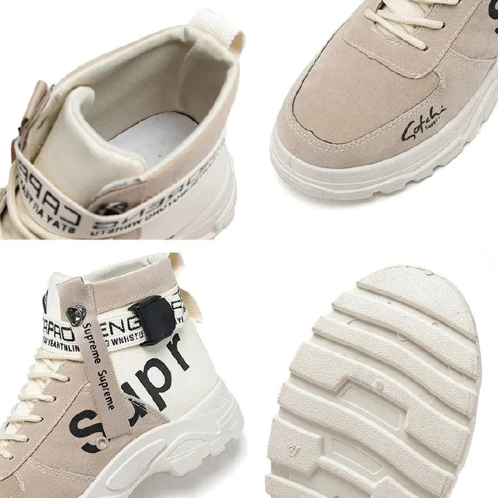 SXCHEN New Men’s Shoes Martin Boots