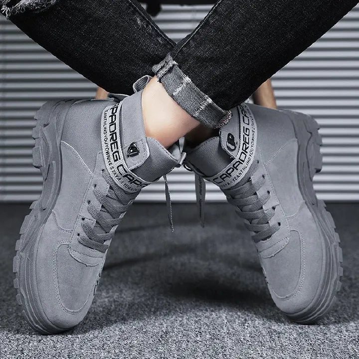 SXCHEN New Men’s Shoes Martin Boots