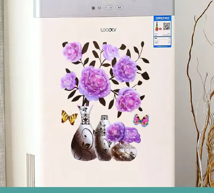 3D Home Wall Sticker Set – Living Room & Bedroom Wall Decor