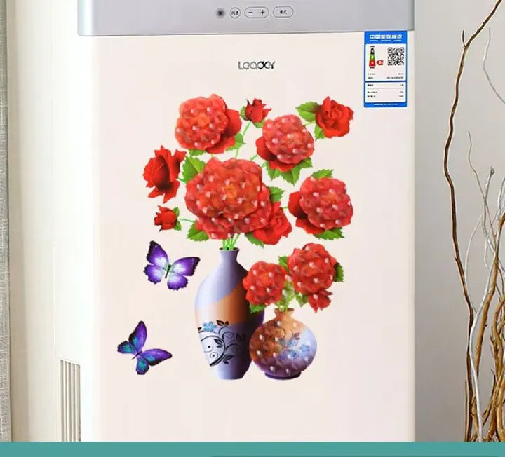 3D Home Wall Sticker Set – Living Room & Bedroom Wall Decor