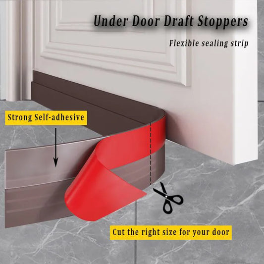 100CM Door Draft Stopper – Self-Adhesive Under Door Sealing Strip