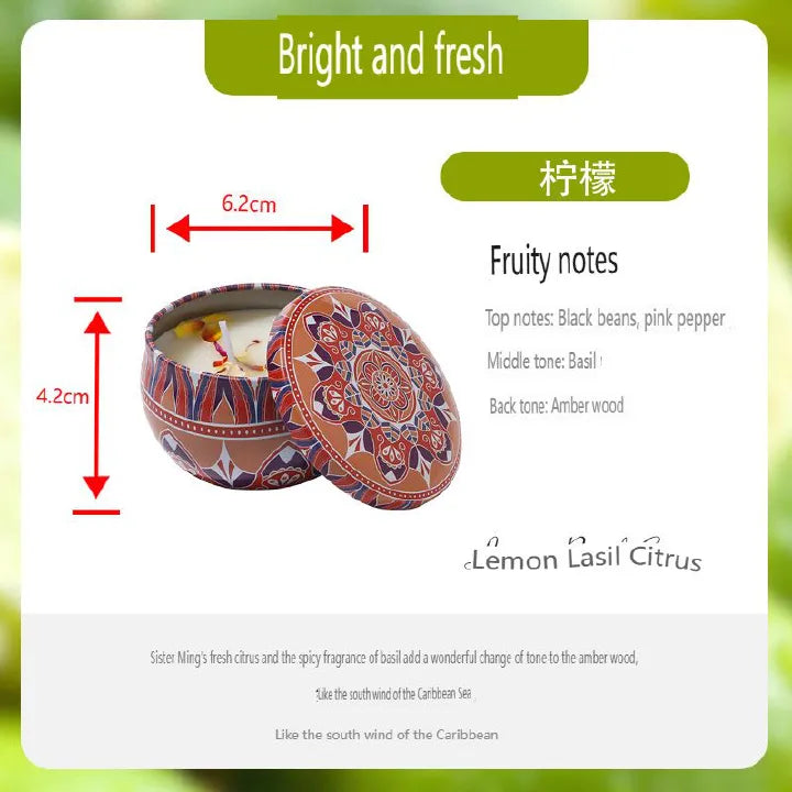 Smokeless Aromatherapy Candle – Soy Wax Atmosphere Candle