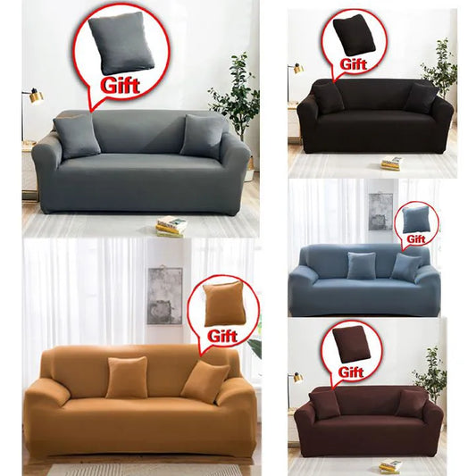 Stretch Sofa Cover Set – Soft & Stretchy Furniture Protector (1/2/3 Seater)