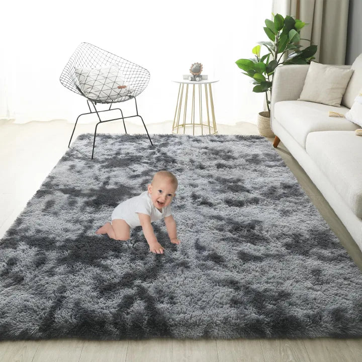 Fluffy Area Rug – Super Soft Indoor Plush Carpet (5x8 / 7x8)