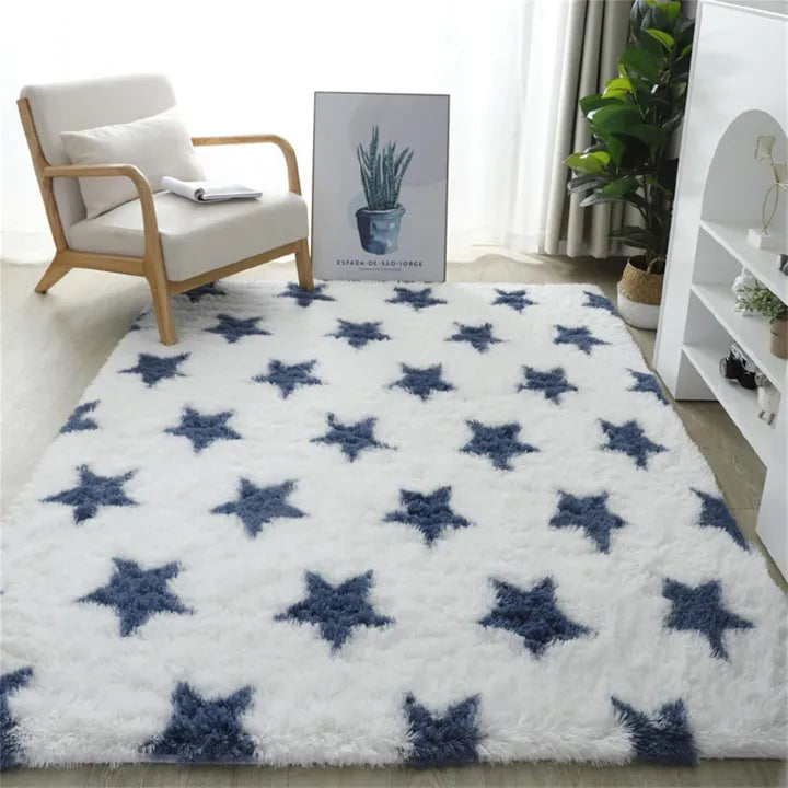 Fluffy Area Rug – Super Soft Indoor Plush Carpet (5x8 / 7x8)