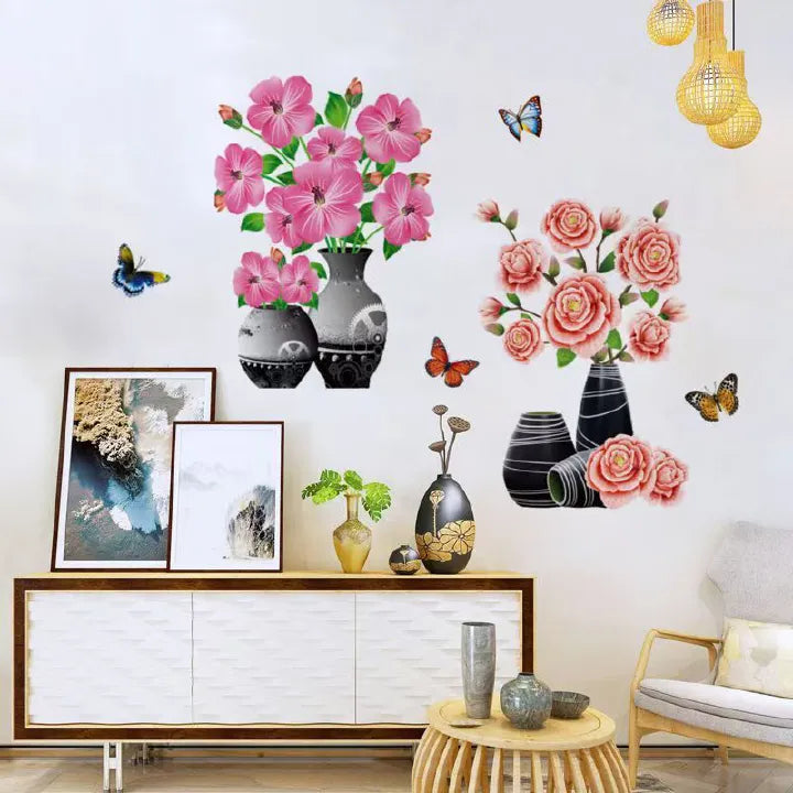 3D Home Wall Sticker Set – Living Room & Bedroom Wall Decor