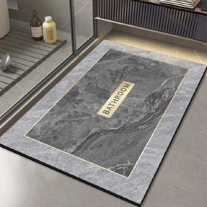 Quick-Dry Non-Slip Floor Mat – Water Absorbent Kitchen/Bath Rug