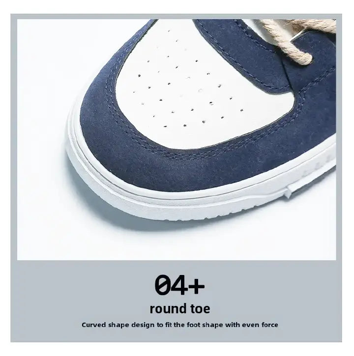 ASSKLO Large Size 40-46 sneakers Men's Shoes Breathable Little White Shoes Fashion Versatile Thick Sole Sports and Casual Board Shoes Flat shoes