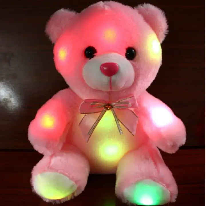 Fashion boy Dolls Lovely Soft LED Colorful Glowing Teddy Bear
