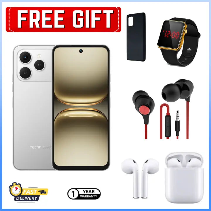 Tecno Spark 40 Smartphone – 6.67" Display, 128GB/256GB, 5200mAh