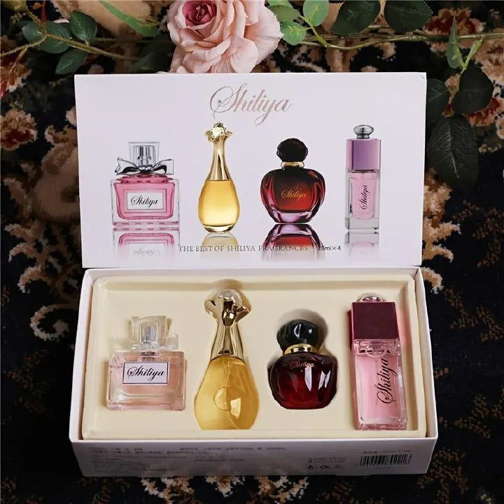 Ladies Perfume Set (4pcs) – Elegant Floral Long-Lasting Fragrances