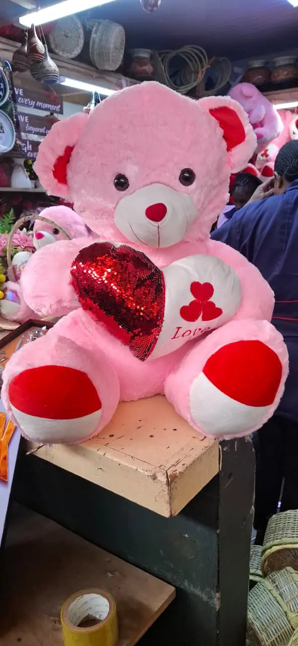 Teddy Bear Plush Toy – Cute Romantic Gift for Girlfriend