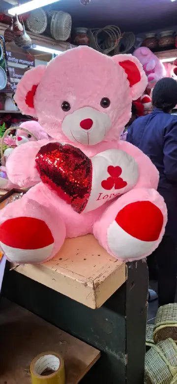 Teddy Bear Plush Toy – Cute Romantic Gift for Girlfriend
