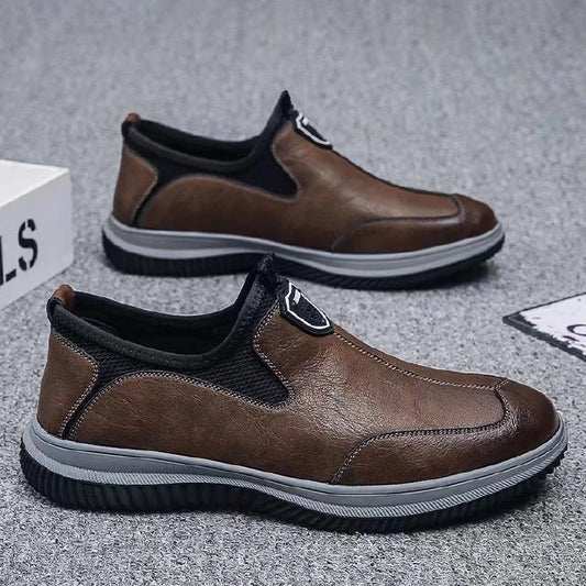 LifeCare New Arrival High Quality Business Men's Shoes Fashion Mens Casual Loafers Driving Shoes Men Party Slip-Ons Oxfords Shoes Brown