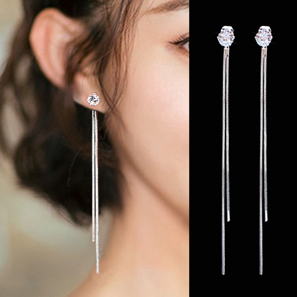 Elegant Long Drop Earrings for Women